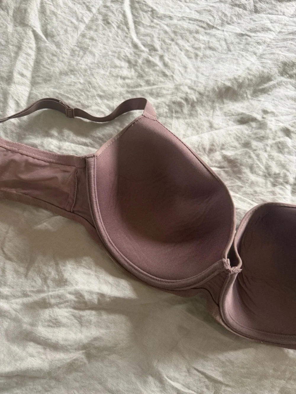 Women's Smooth T-Shirt Bra in Mauve - Picture 4 of 5